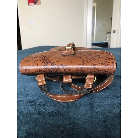 Patricia Nash Vatoni map leather mini Backpack main image 6